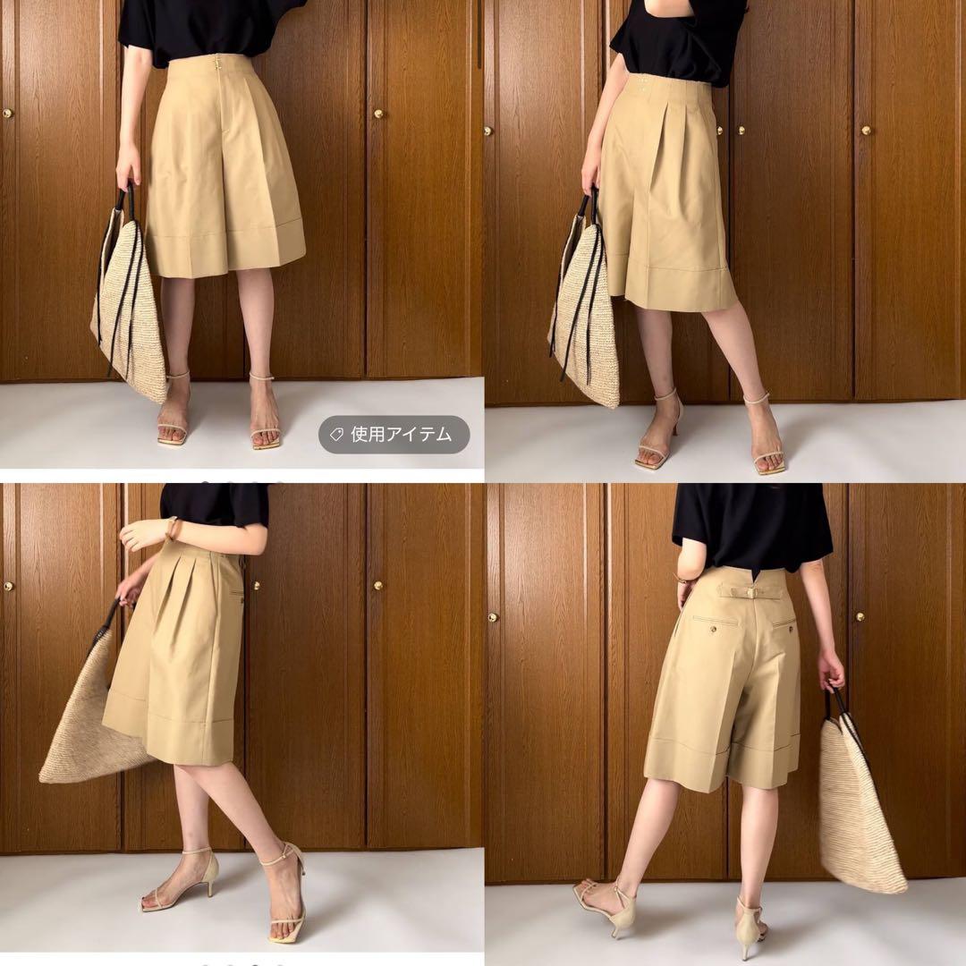 Curensology 25SS コットンニーレングスワイドパンツ