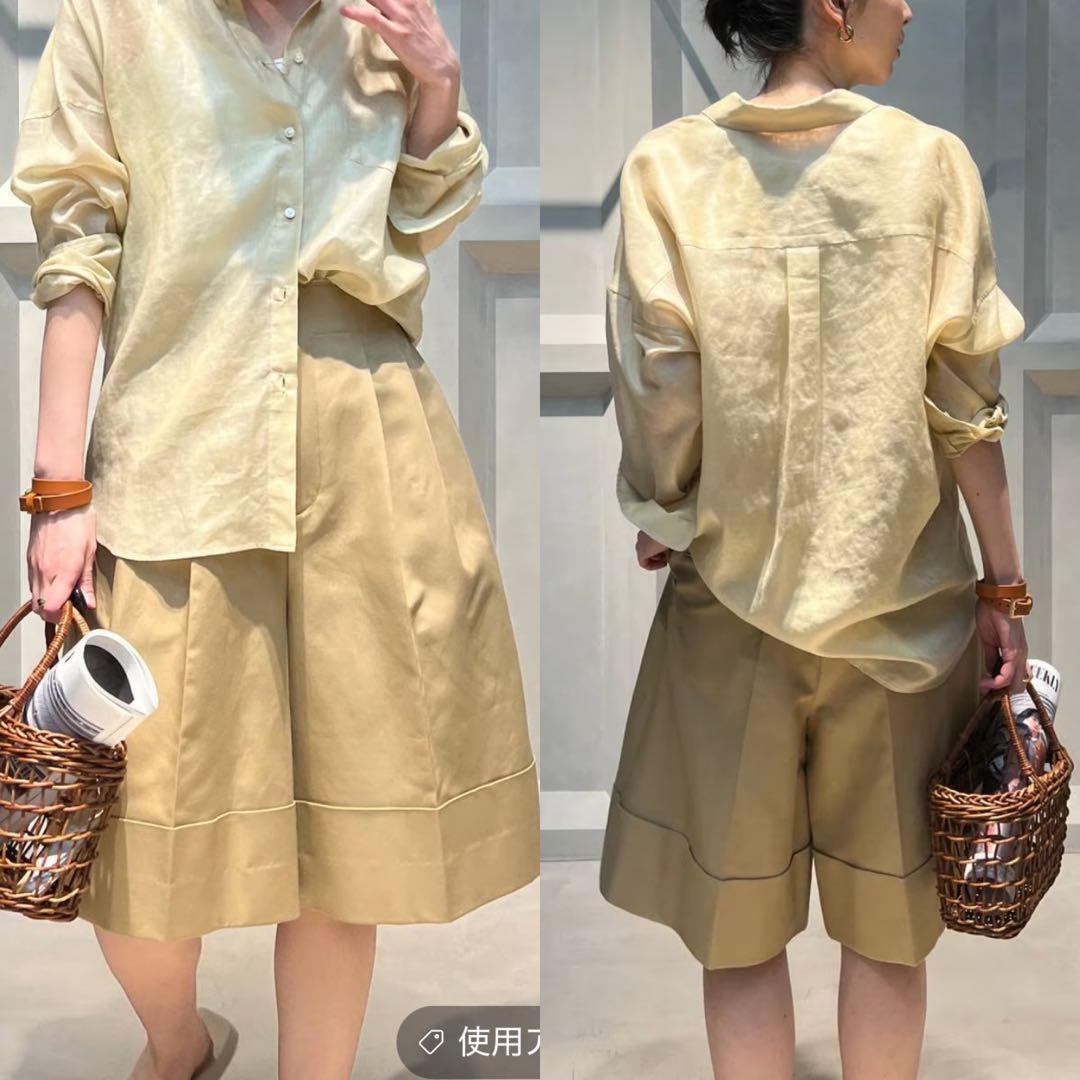 Curensology 25SS コットンニーレングスワイドパンツ