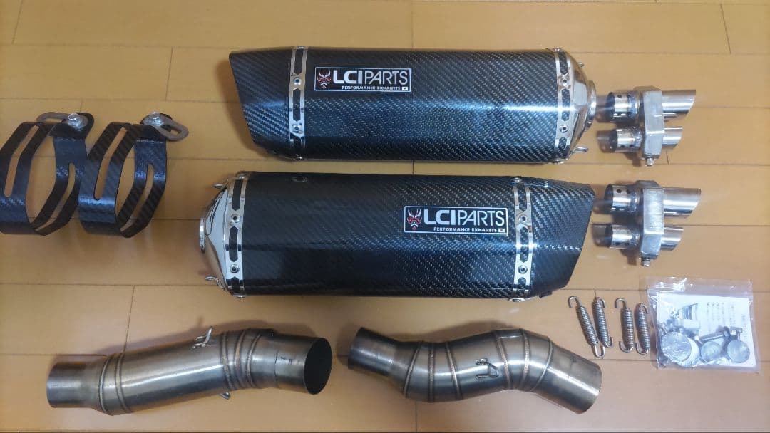 NINJA1000 Z1000 LCIPARTS カーボンスリップオンマフラー