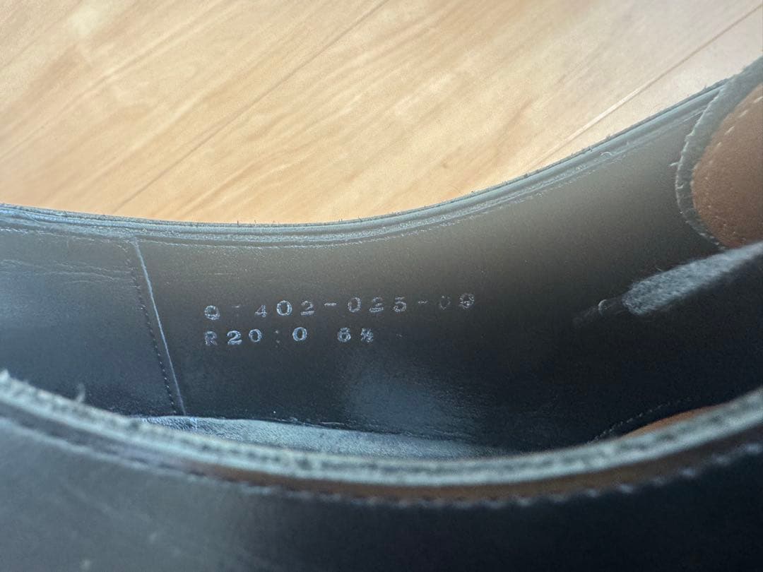 8日まで価格三陽山長 友二郎 ストレートチップ （ビンテージスチール装着済）