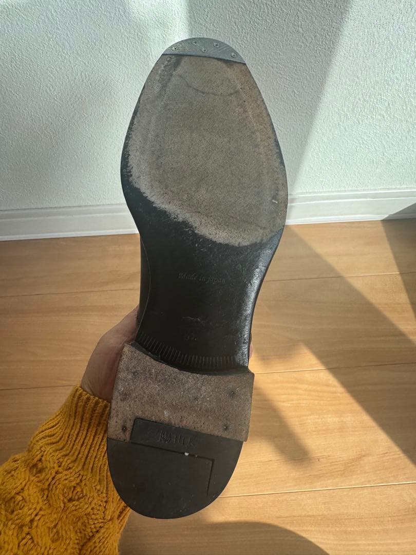 8日まで価格三陽山長 友二郎 ストレートチップ （ビンテージスチール装着済）