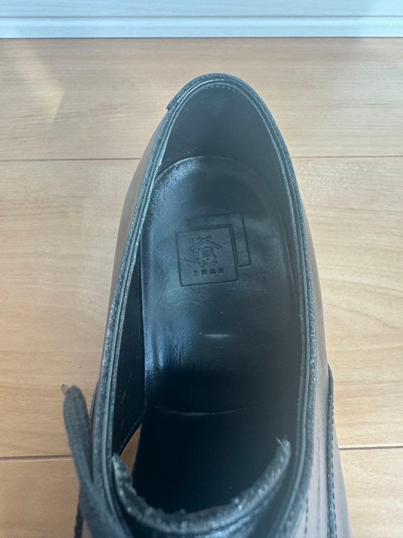 8日まで価格三陽山長 友二郎 ストレートチップ （ビンテージスチール装着済）