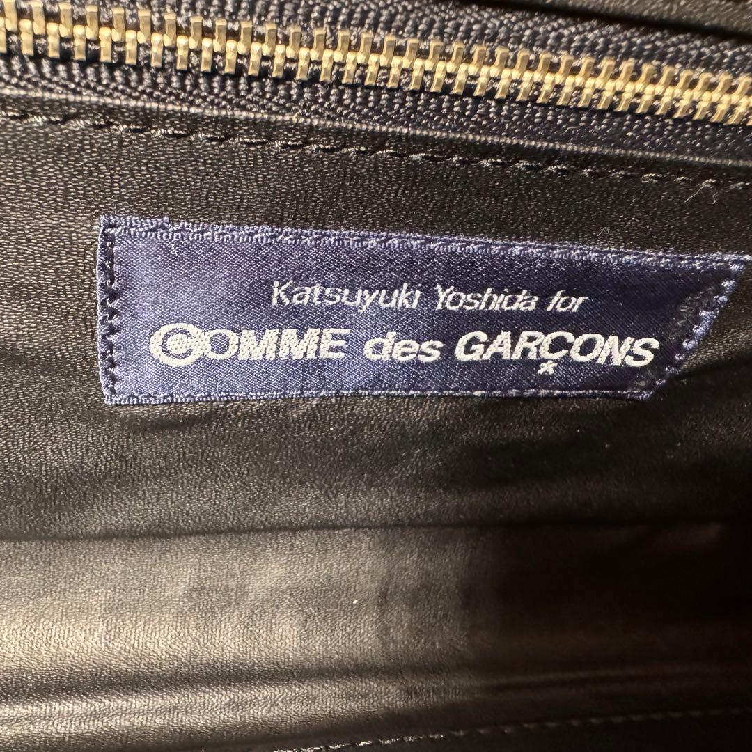 入手困難★コムデギャルソン カツユキヨシダ ショルダーバッグ がま口 クロコ 黒