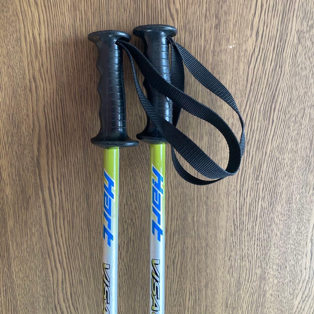 ELAN ジュニアスキー板 120センチ と 伸縮ストック