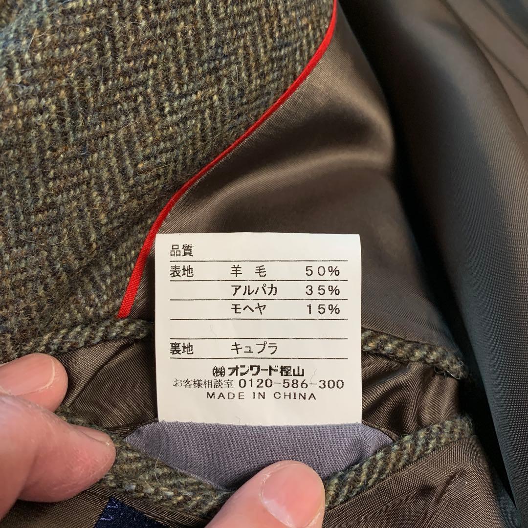 J.press テーラードジャケット　ヘリンボーン柄