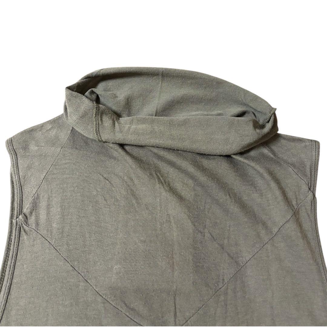 【希少】シヴァ SIVA★00's★変形★ハイネック★タンクトップ M カーキ