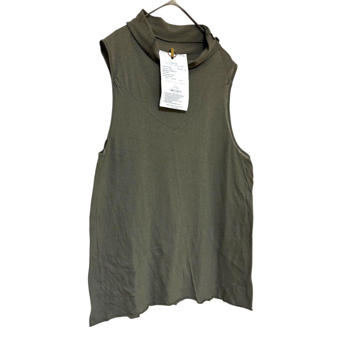 【希少】シヴァ SIVA★00's★変形★ハイネック★タンクトップ M カーキ