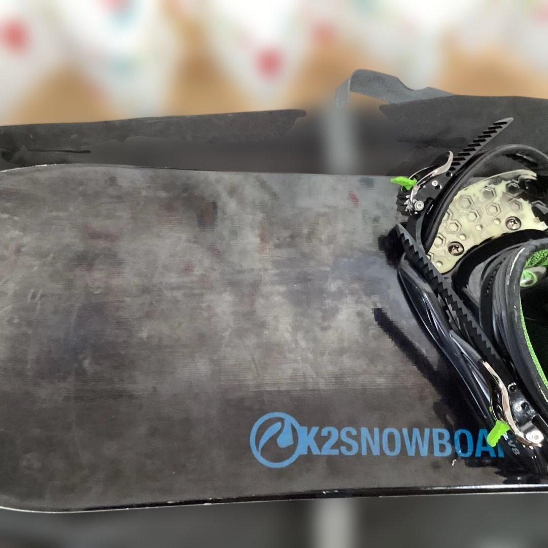 スノーボード　ワイルドキャット　154ｃｍ、ブーツ、ビンディング、ケースの4点