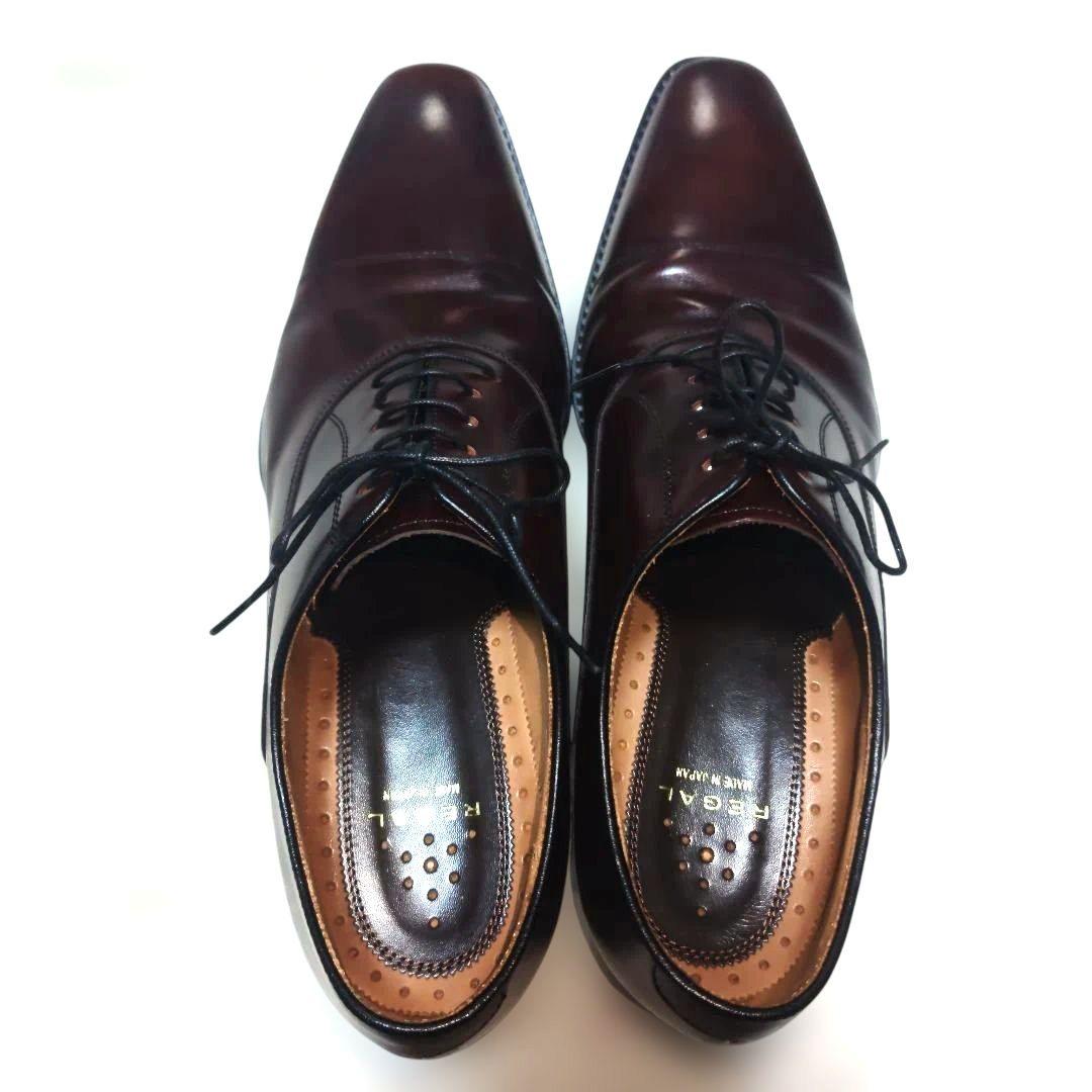 REGAL 911R 27 ダークブラウン ストレートチップ