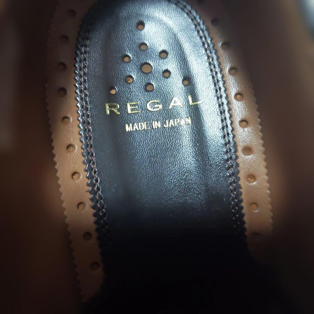 REGAL 911R 27 ダークブラウン ストレートチップ