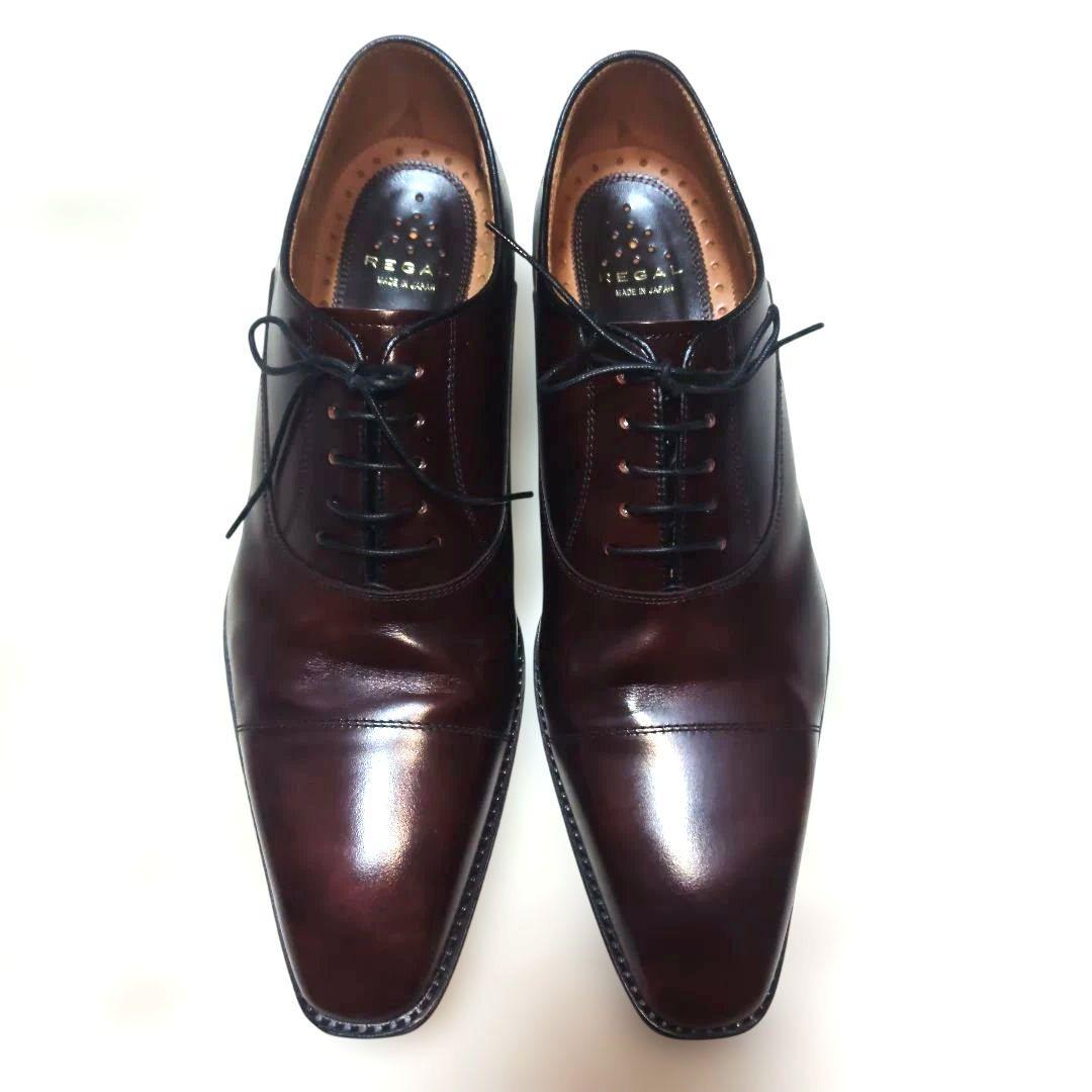 REGAL 911R 27 ダークブラウン ストレートチップ