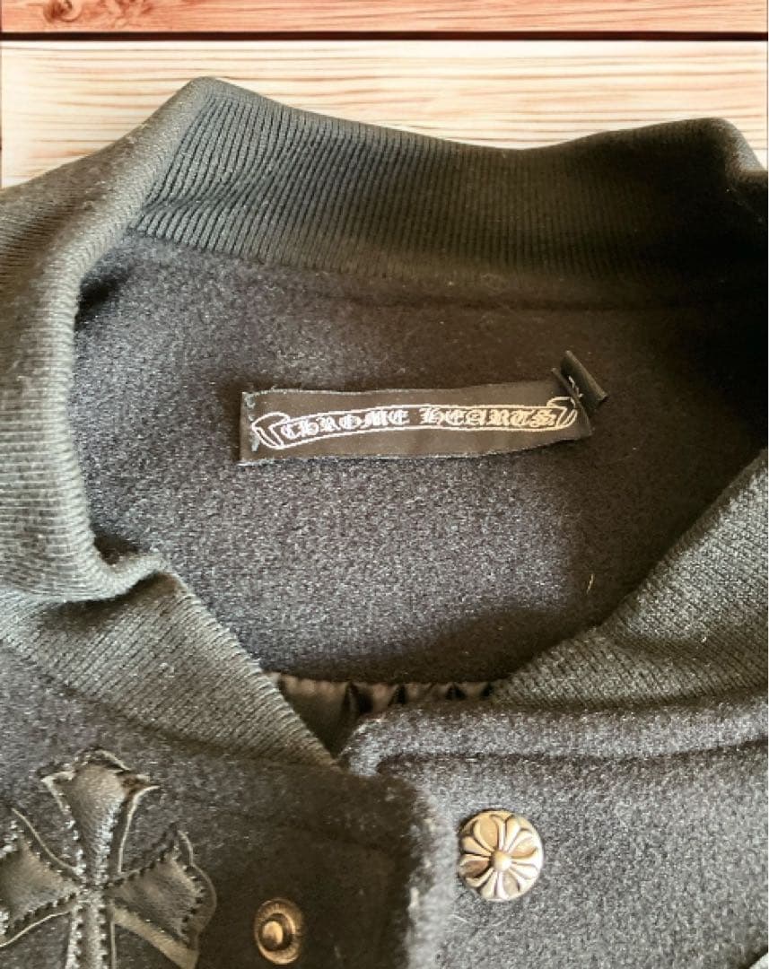 M*K様 海外購入品　激渋　ブラックスタジャン　ブラッククロス　スウェットとレザ