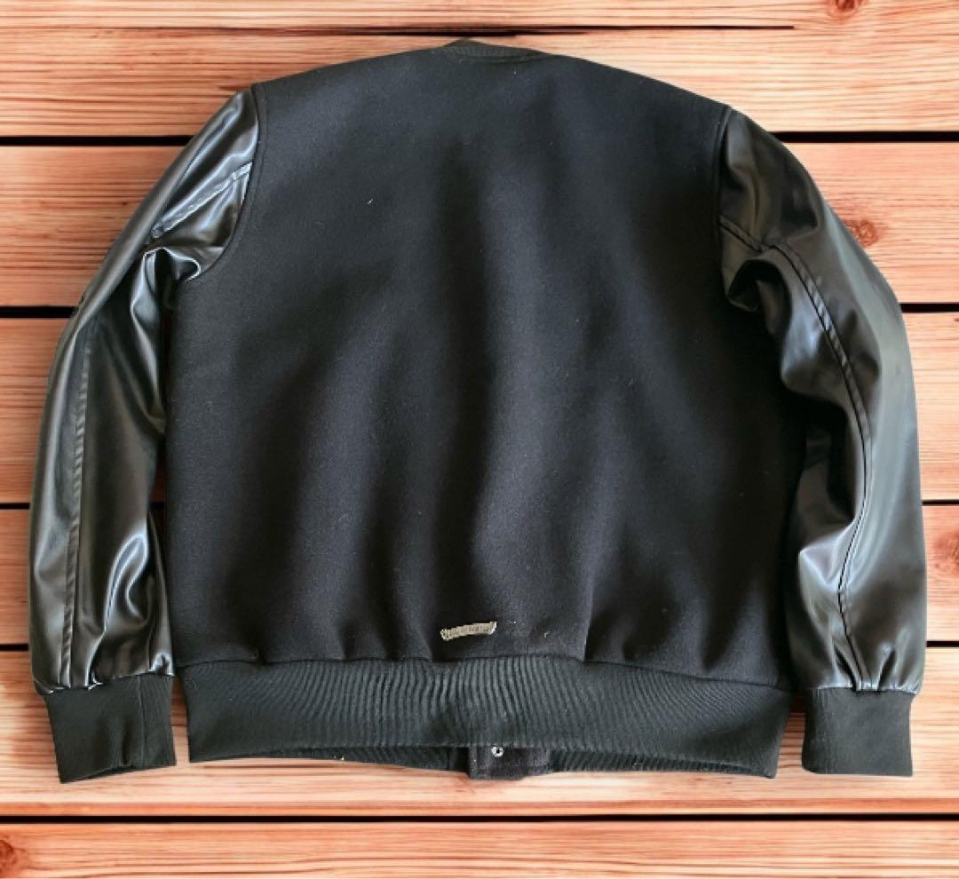 M*K様 海外購入品　激渋　ブラックスタジャン　ブラッククロス　スウェットとレザ