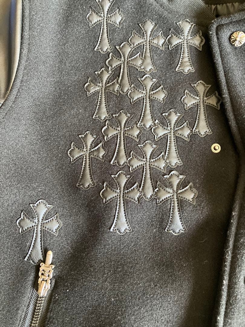 M*K様 海外購入品　激渋　ブラックスタジャン　ブラッククロス　スウェットとレザ