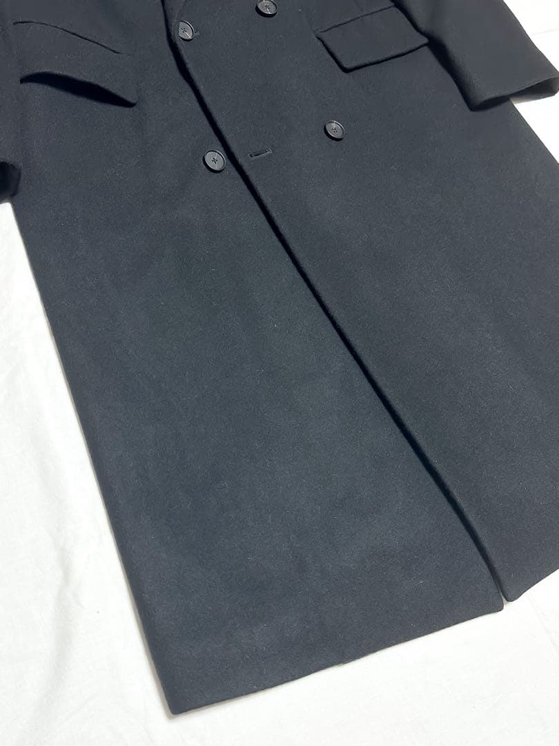 SHINYA Estellaダブルチェスターコート ウール×GUIDIレザー 3