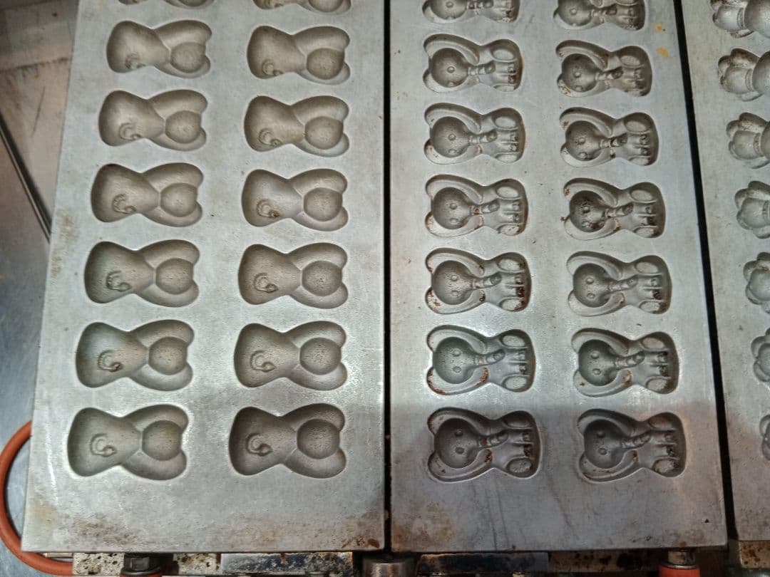 業務用　ベビーカステラ　万能焼きガス２連』ベビーカステラ　たい焼き