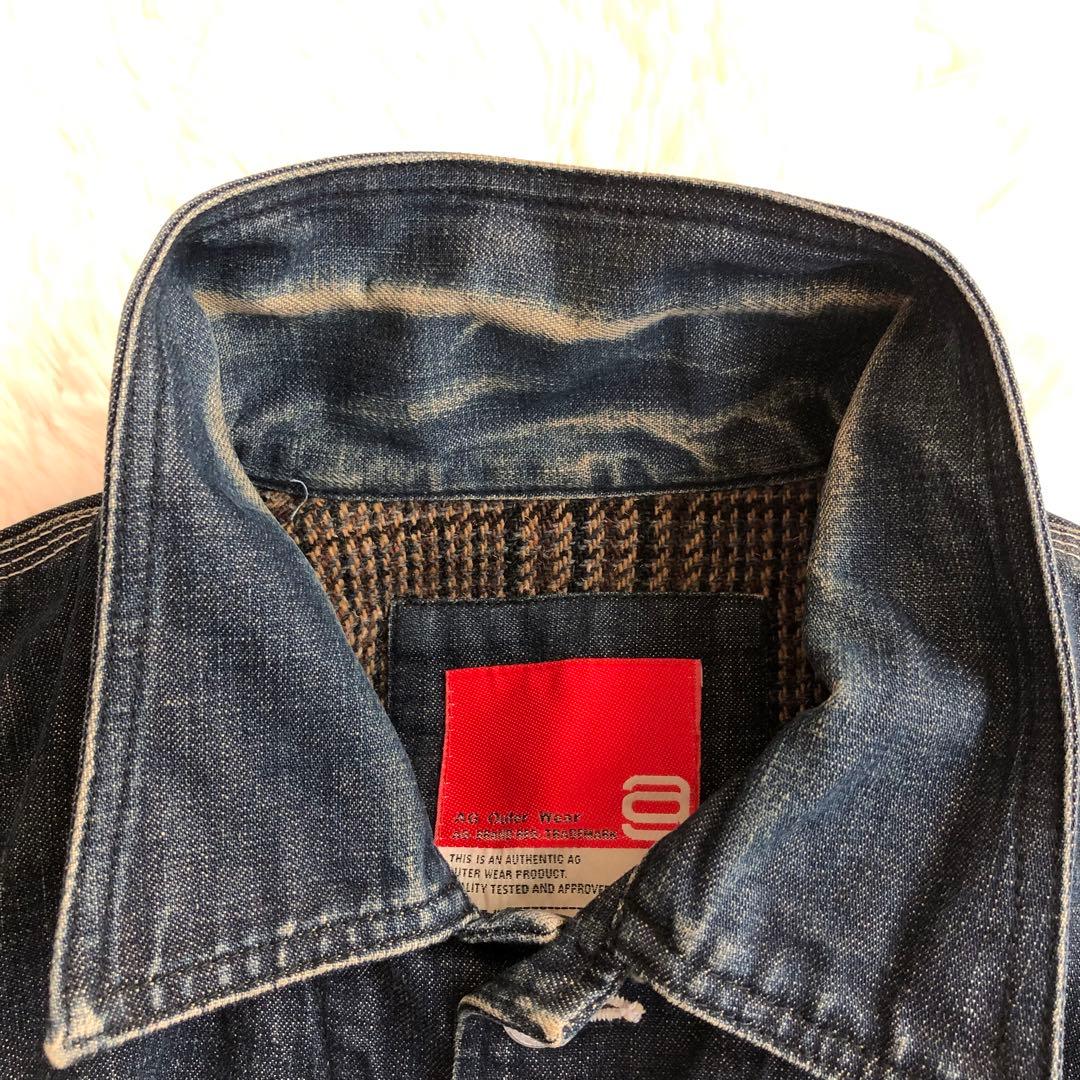 AG OUTER WEARデニムカバーオール　デニムジャケット色落ち良好