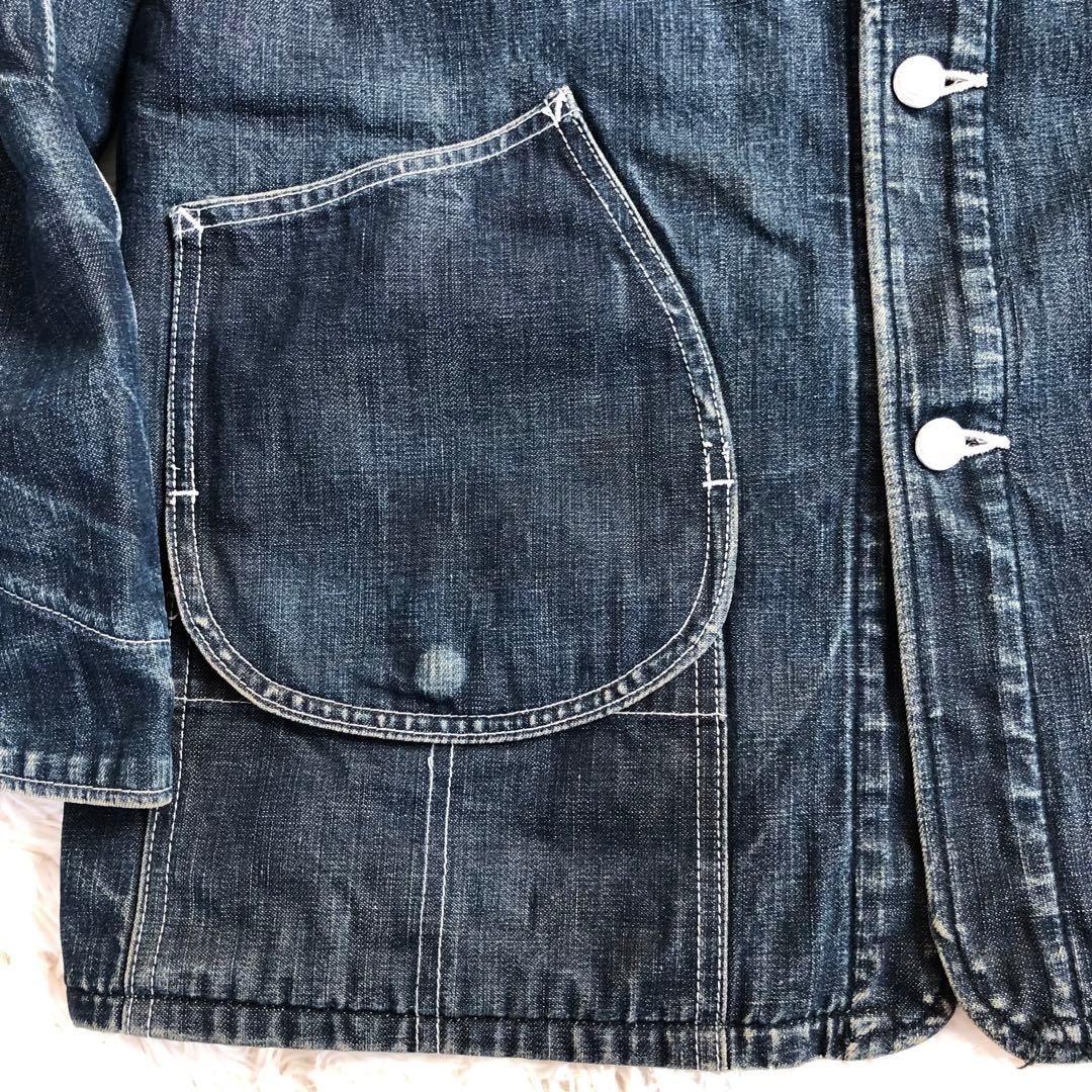 AG OUTER WEARデニムカバーオール　デニムジャケット色落ち良好