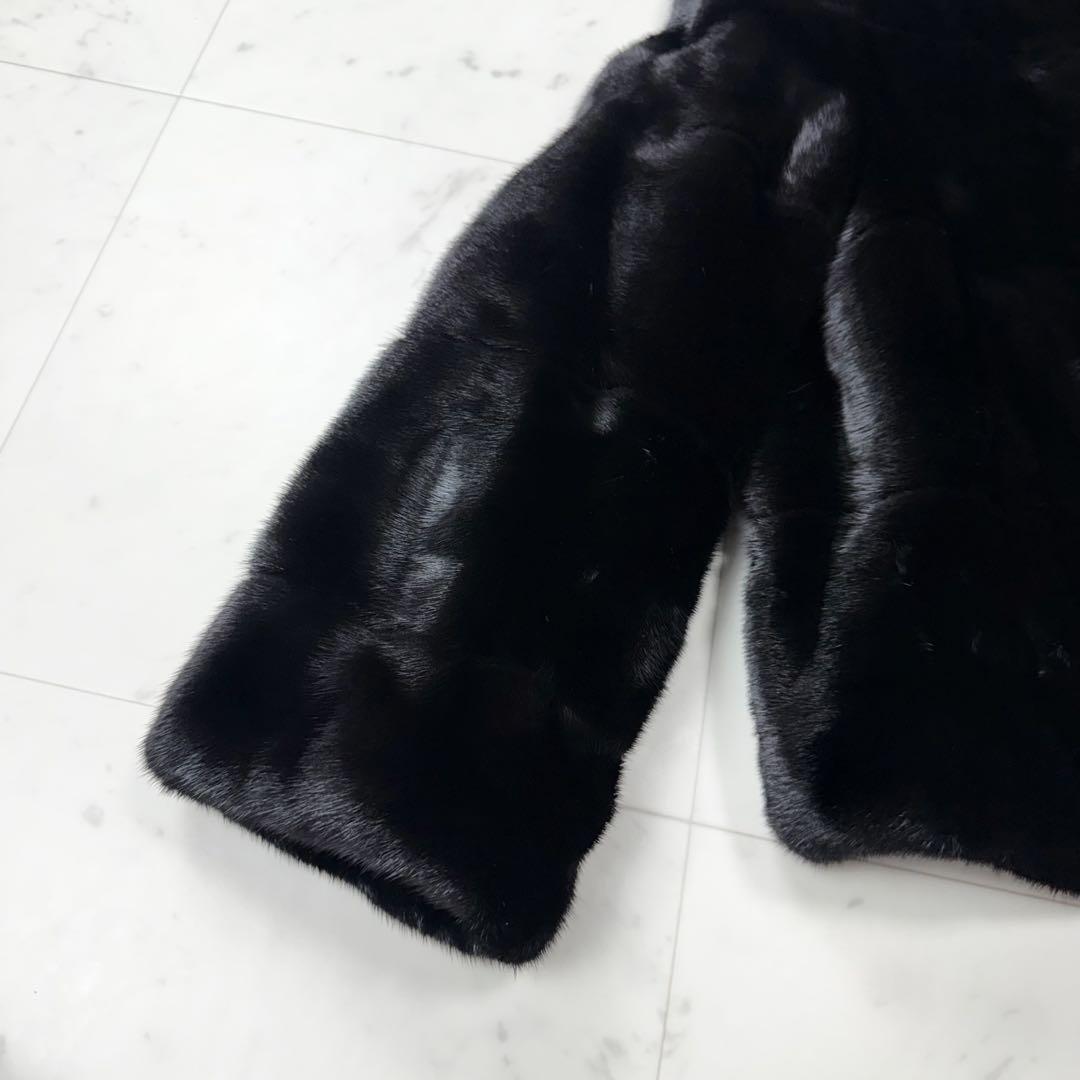 新品 ダーマコレクション コペンハーゲンファー リバーシブルショートコート 9号