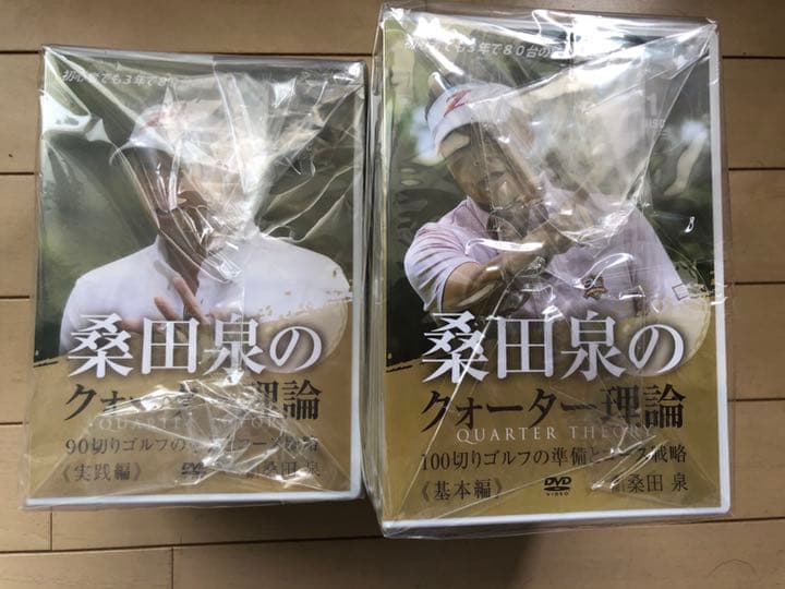 ゴルフ　DVD 桑田泉のクォーター理論　DVD 希少！！