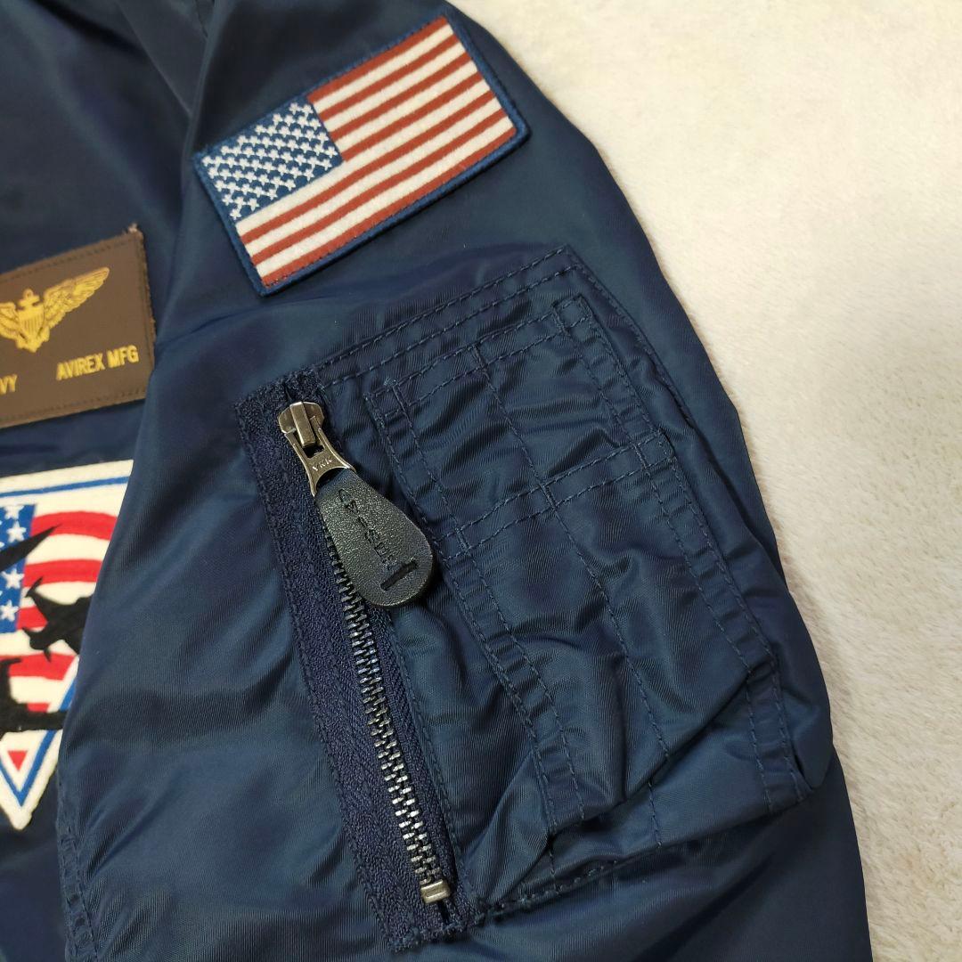美品　AVIREX　U.S. NAVY Blue Angels　L−2A