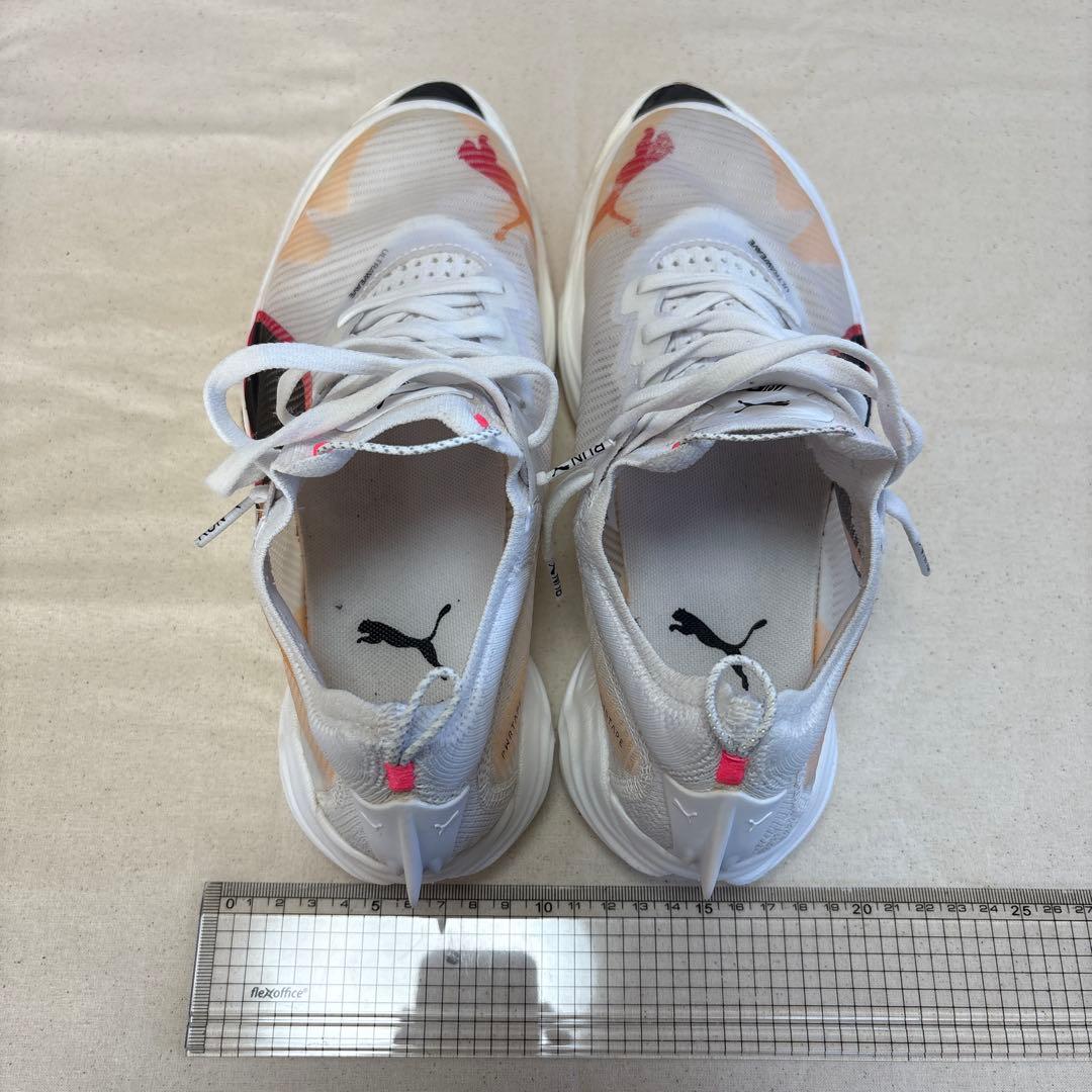 Puma NITORO ELITE 25㎝ スニーカー ホワイト/オレンジ