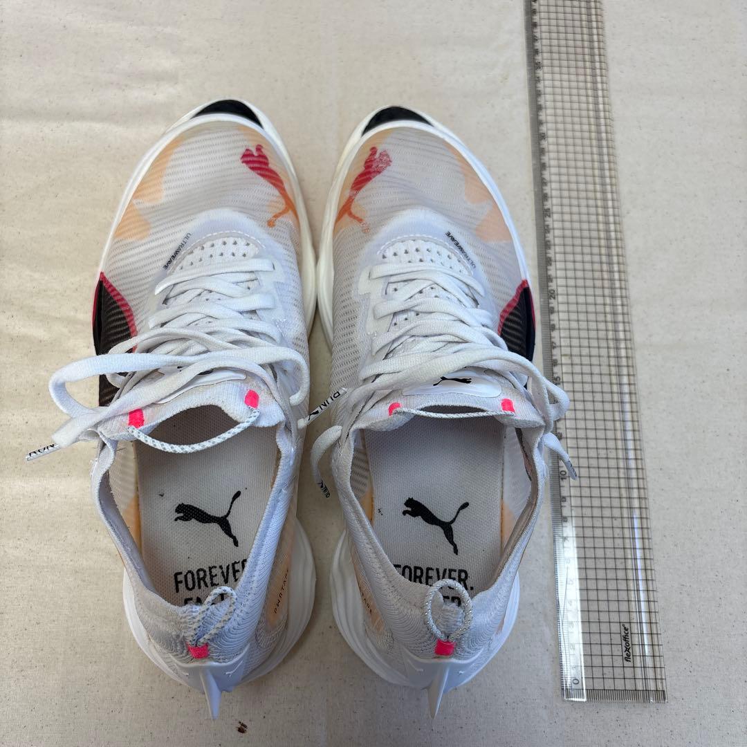 Puma NITORO ELITE 25㎝ スニーカー ホワイト/オレンジ