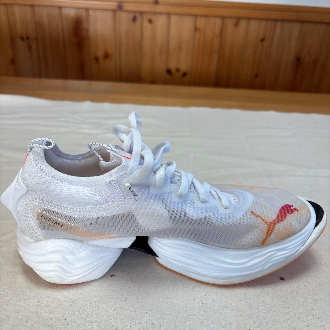 Puma NITORO ELITE 25㎝ スニーカー ホワイト/オレンジ