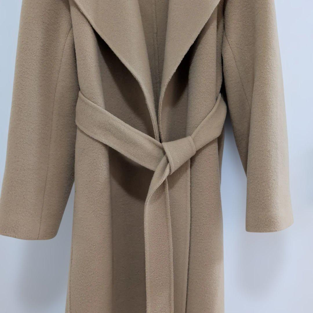 ビッグカラーリバーコートMサイズ キャメル ベージュ