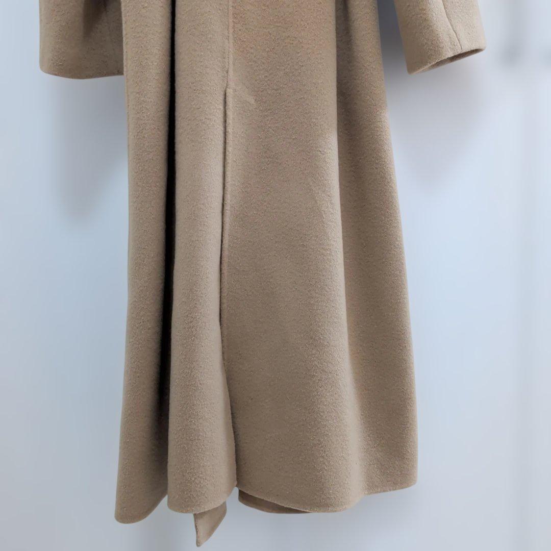 ビッグカラーリバーコートMサイズ キャメル ベージュ