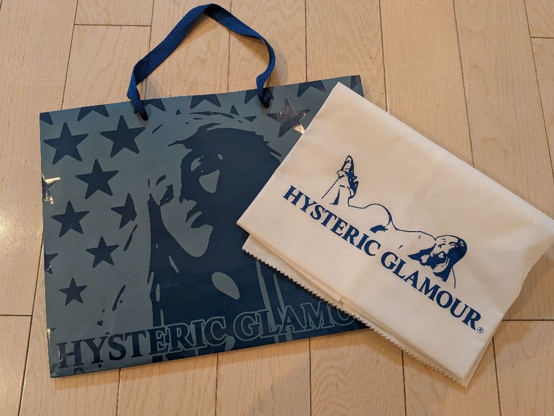 希少カラー HYSTERIC GLAMOUR シルク スタジャン ショッパー付き