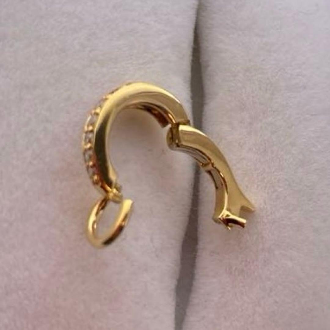 GSTV K18YG ダイヤモンド　0.05ct 開閉式　バチカン