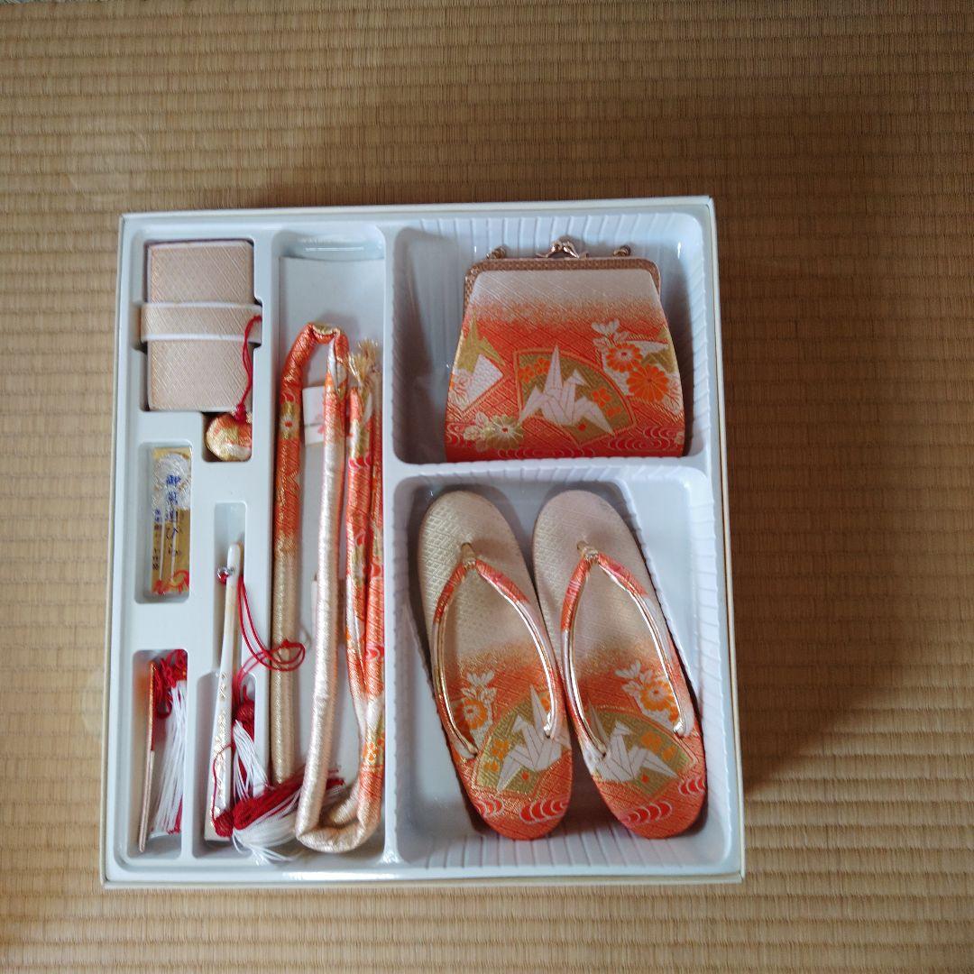 七五三用着物、帯、草履セット　下着、小物付