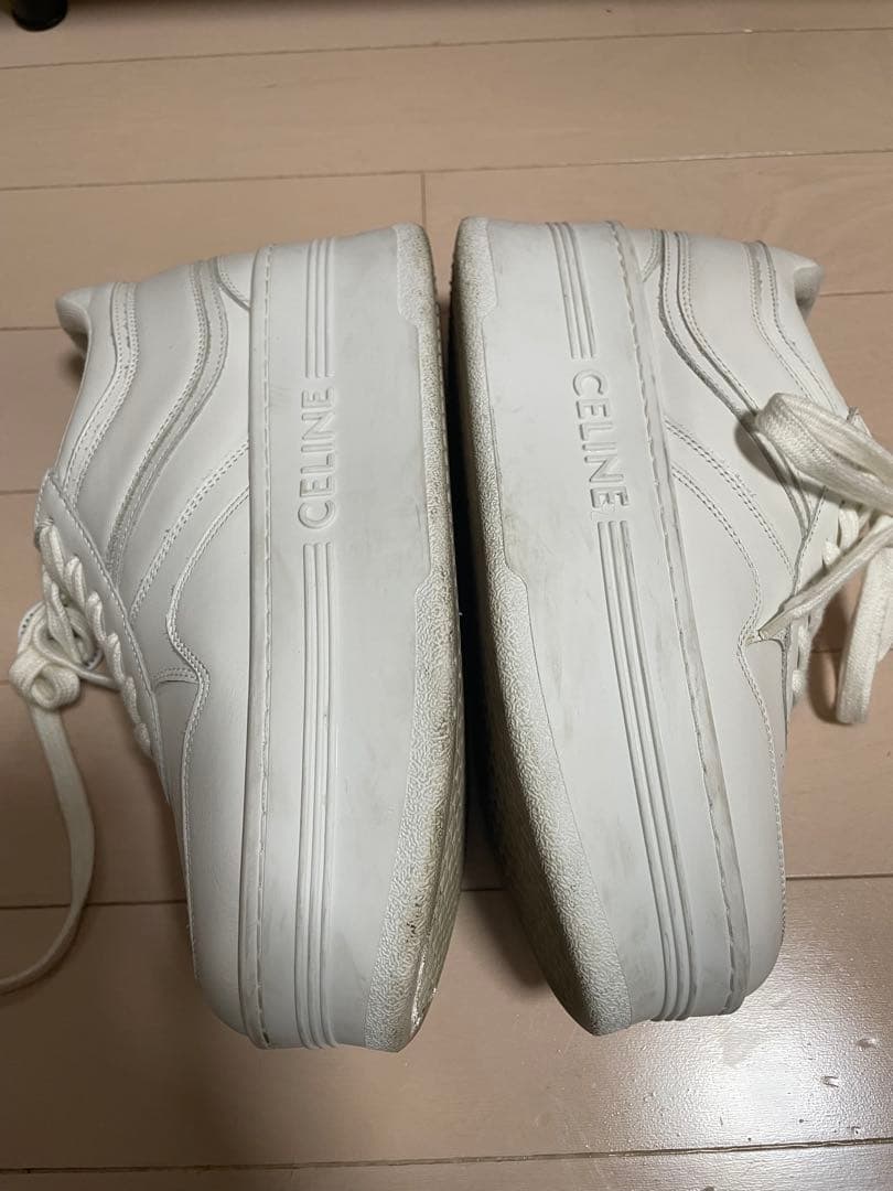 正規　鑑定済CELINE ブロックスニーカー ウェッジアウトソール