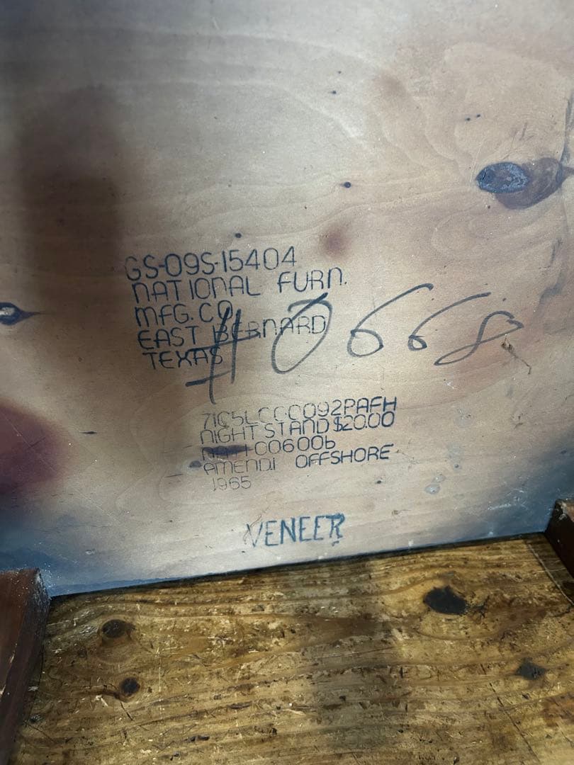 ビンテージ　サイドテーブル　ナイトテーブル　チェスト　60年代