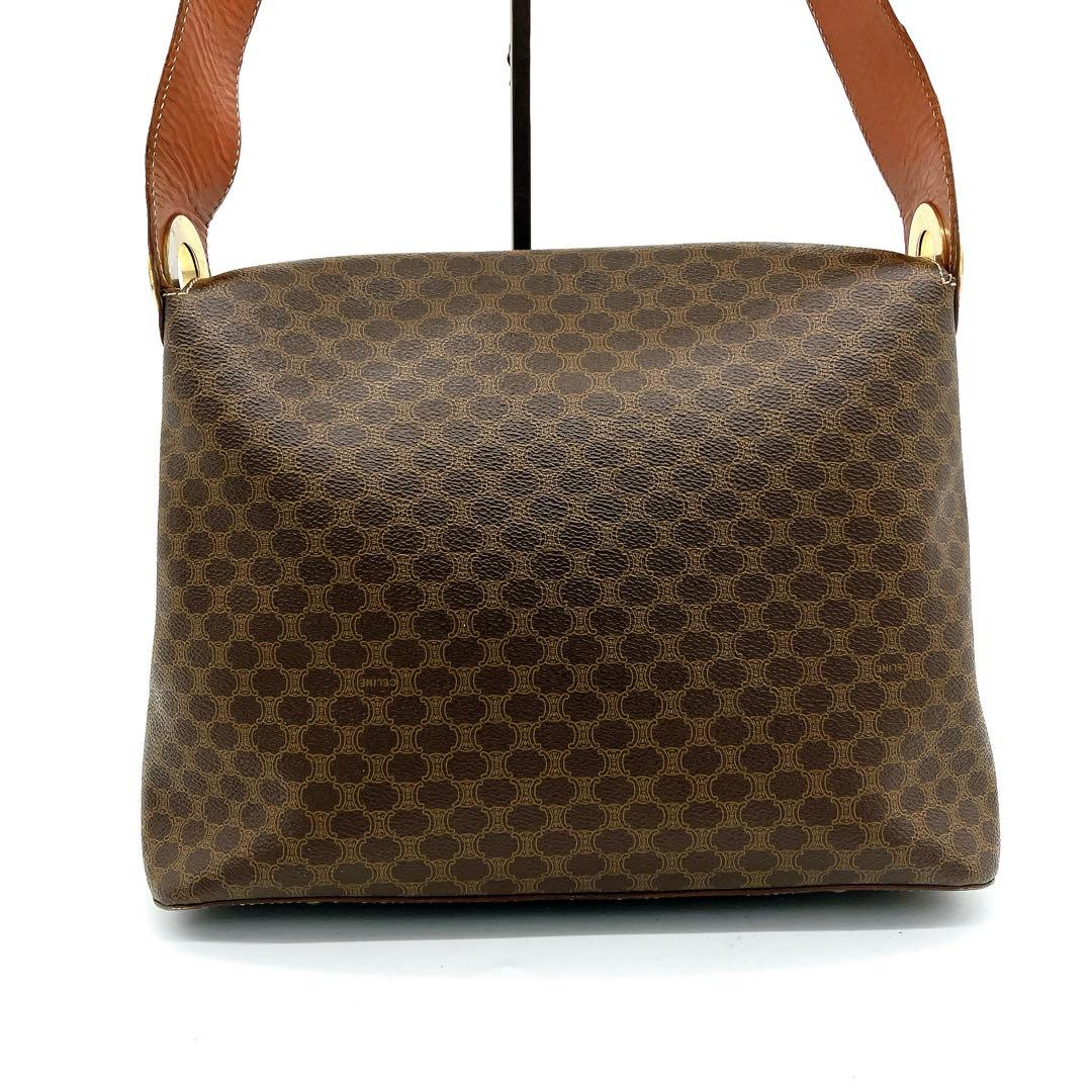 希少サークル金具【CELINE】ショルダーバッグ　マカダム柄.