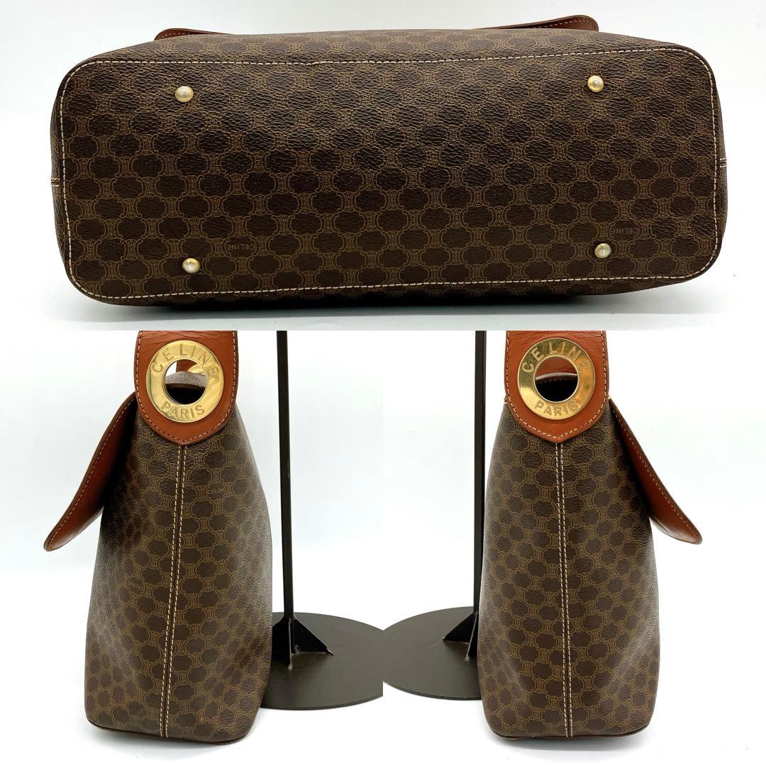 希少サークル金具【CELINE】ショルダーバッグ　マカダム柄.