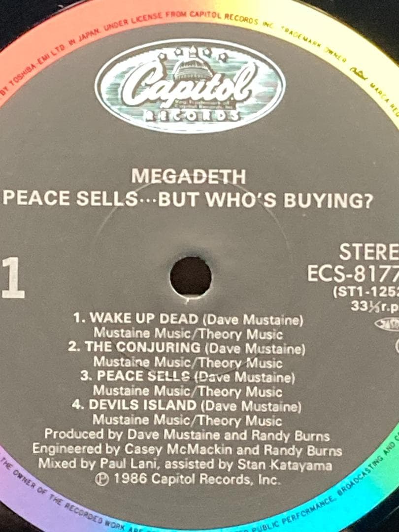 Megadeth PEACE SELLS… BUT WHO'S BUYING?