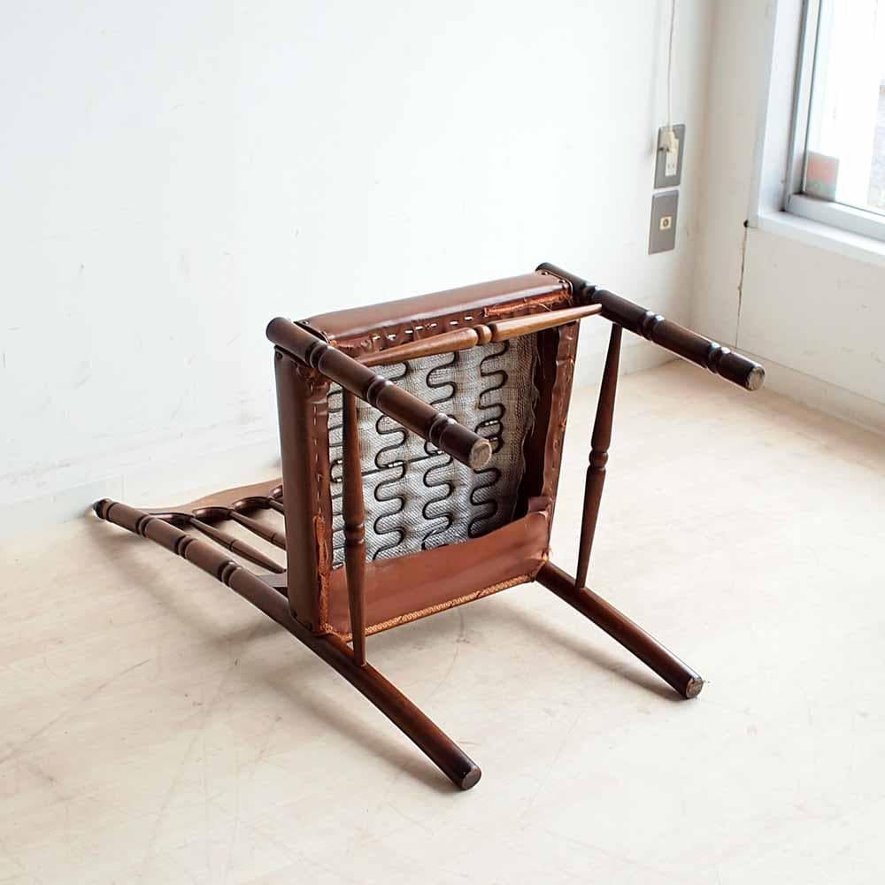 70's ナガノインテリア クラシカル ダイニングチェア A ZR24300