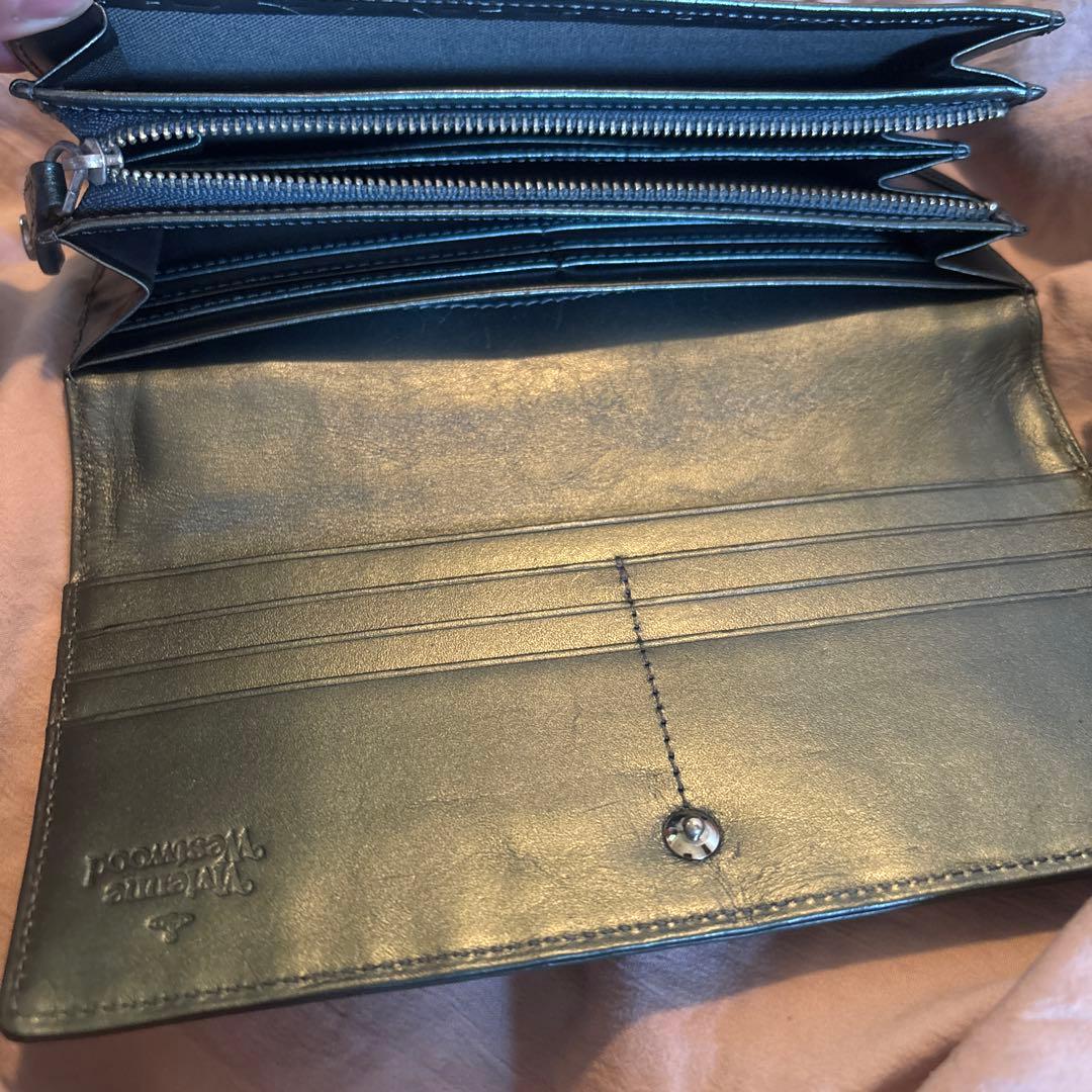 Vivienne Westwood 長財布 ダークグリーン