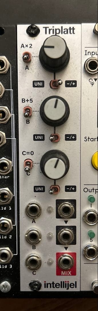 ワ*君様 Intellijel Designs Triplatt