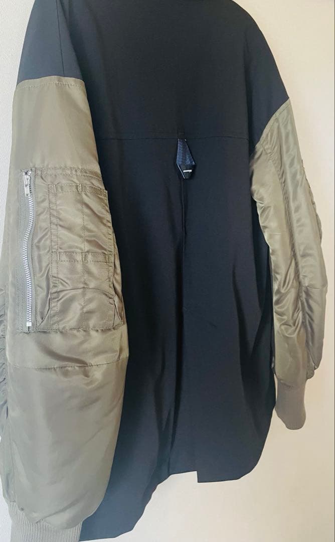 ジャケット・アウター OMMO MA-1 DOCKING WOOL JK