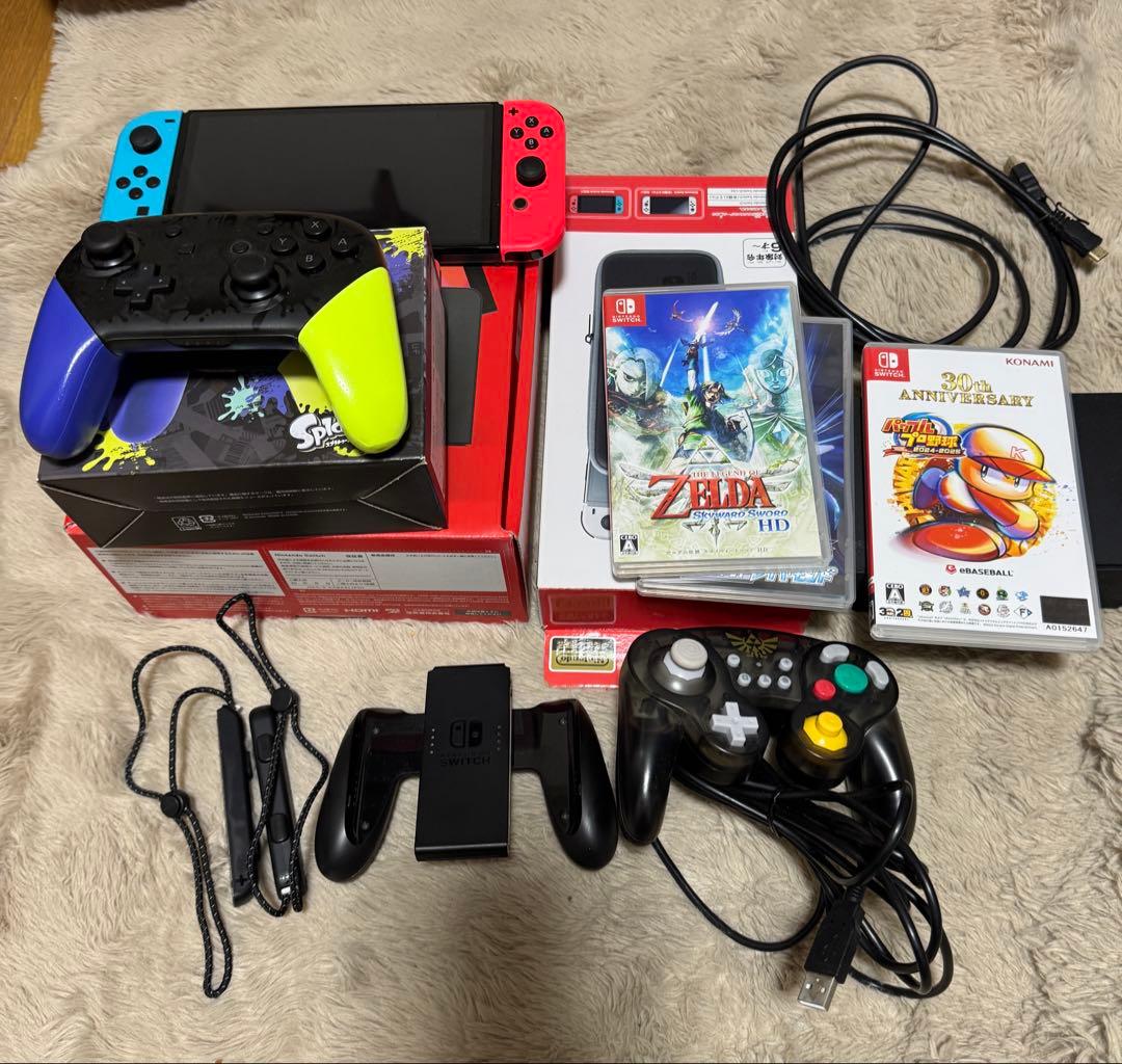 Nintendo Switch 赤/青 本体 付属品付き有機EL