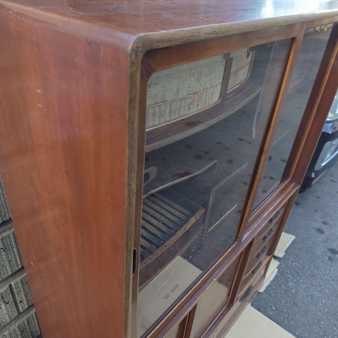 あ*さ様 昭和レトロ　無垢材　高級茶たんす　中型　古民家　古家具　当時物