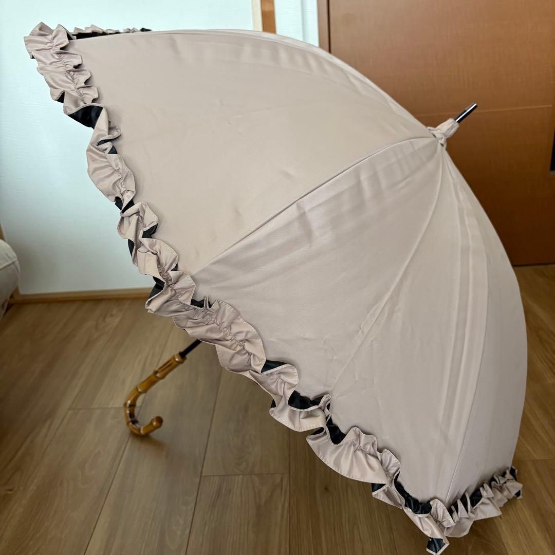 サンバリア　日傘　長傘　Mサイズ フリル
