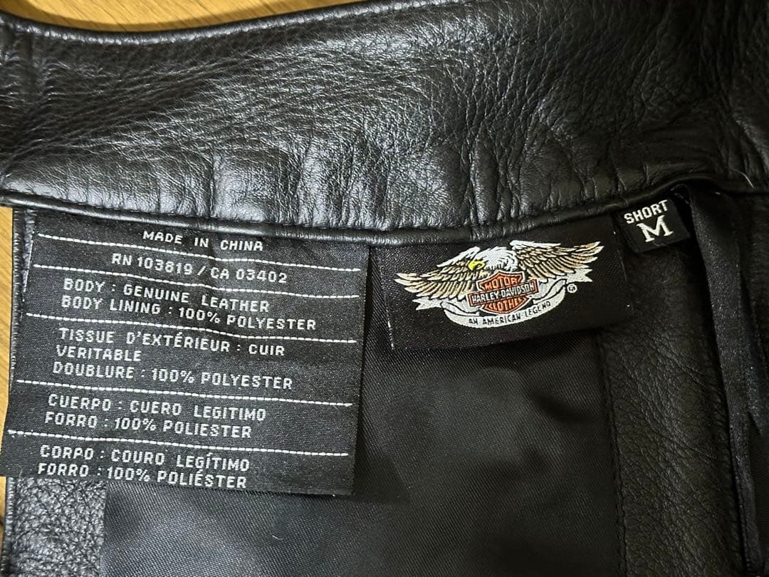 F*U様 HARLEY DAVIDSON レザー チャップス Mサイズ
