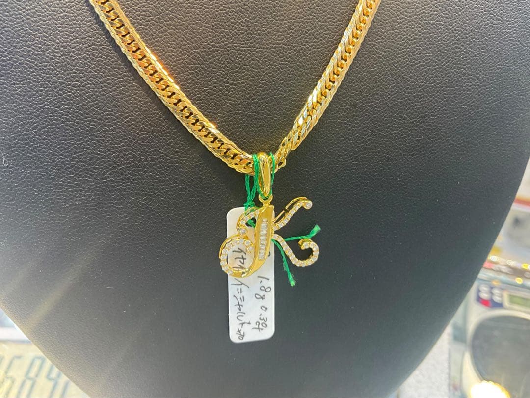 k18 ネックレストップ 喜平