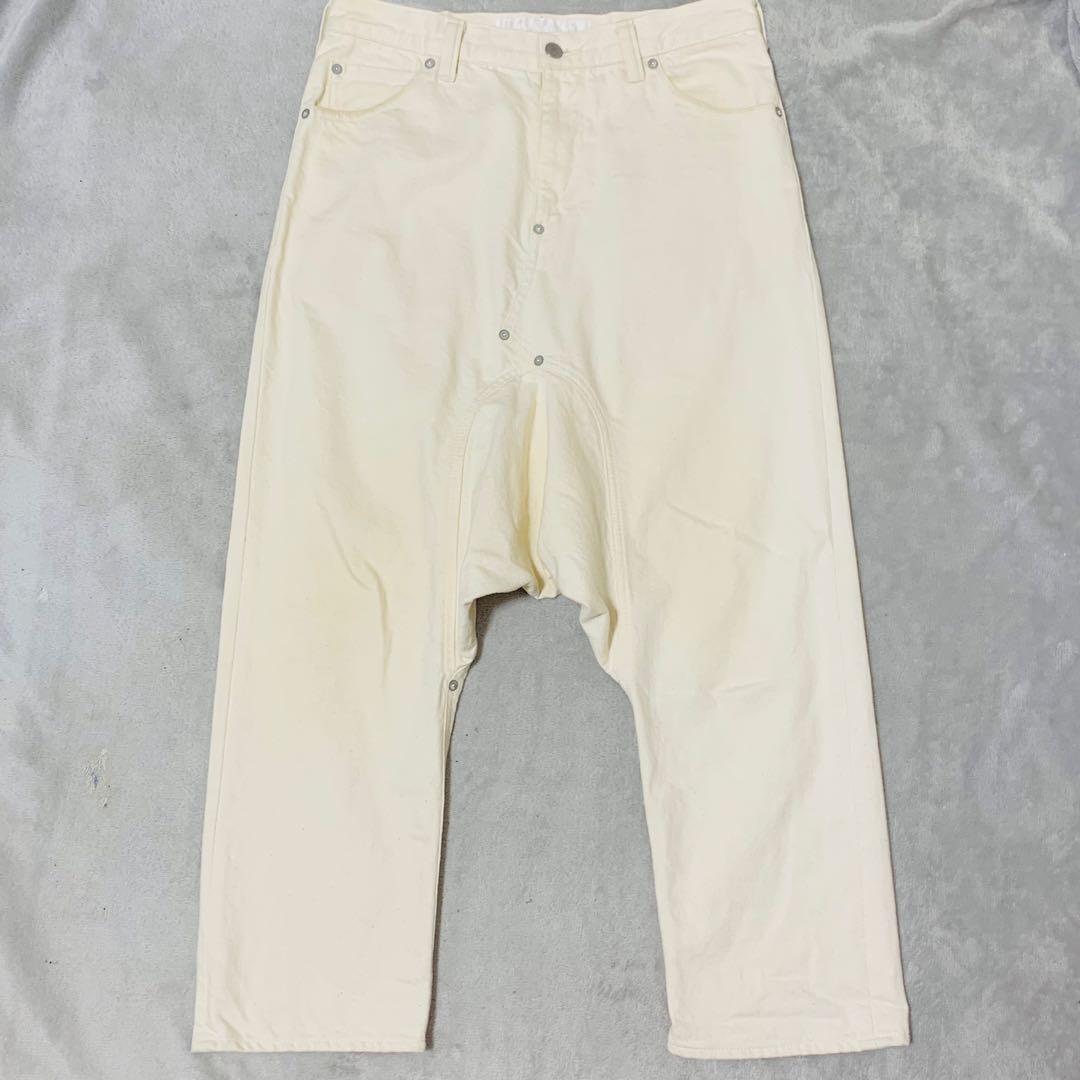 GANRYU comme des garcons ホワイトサルエルパンツ