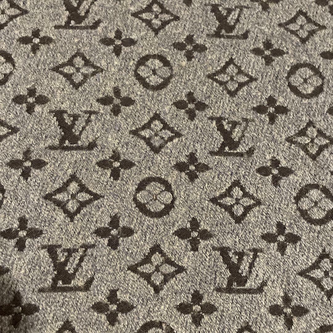 Louis Vuitton モノグラムマフラー ダークブルー　ルイ　ヴィトン