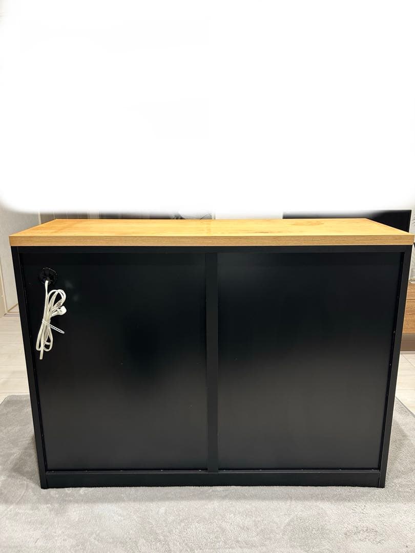 国産キッチンカウンター幅119/使用1年半/完成品/北欧インテリア/送料込